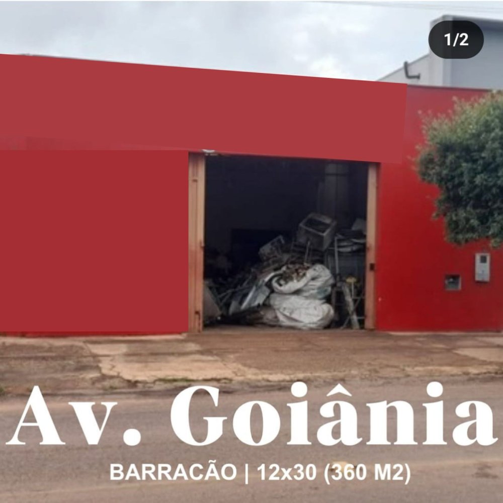 Barraco - Venda - Av. Goinia - Rondonpolis - MT